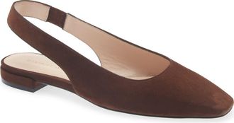 Stuart Weitzman Stassi Slingback Flat in Walnut at Nordstrom, Size 6.5