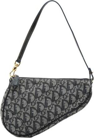 Dior Pre-owned Canvas dior-bags - Dames - Vintage Handtas - Blauw - ONE Size - Vintage