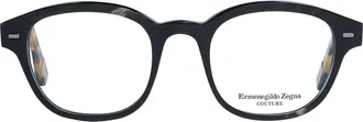 Ermenegildo Zegna ER-1038926-FBB-701 Horn Frame Eyeglasses - Black