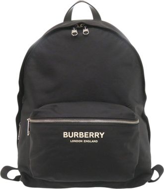 Burberry Black Nylon Backpack (Pre-Owned)