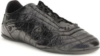 Balenciaga Mens Black Calf Leather Bos Taurus Athletic Sneakers