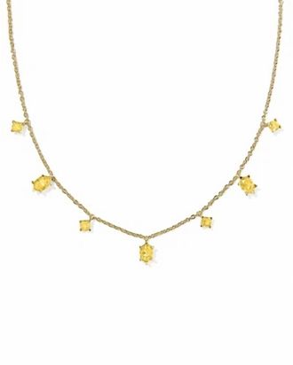 Kendra Scott Womens Cailin Strand Necklace In Yellow