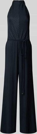 HUGO BOSS Jumpsuit mit Plisseefalten Modell Exuma in Marine, Gr&ouml;&szlig;e XL