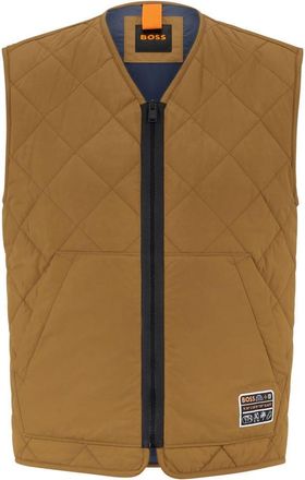 HUGO BOSS Mens Okella Jacket in Beige - Size 40 (Chest)