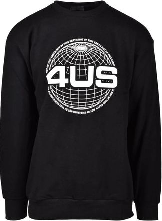 Cesare Paciotti Katoenen Sweatshirt - Model: Felpa - Heren - Sweatshirts - Zwart - S - Katoen - Hoodies & sweatvesten
