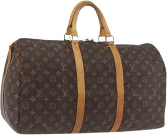 Louis Vuitton Pre-owned Weekend Bags, female, Brown, Size: ONE SIZE Pre-owned Boston Bag