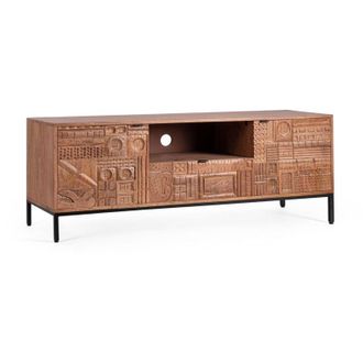 Decorspace Mobile porta TV Kindia in legno di magno massiccio per interno -180 x h 55 cm