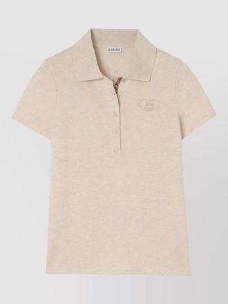 Burberry stretch cotton piqu&eacute; polo shirt short sleeves