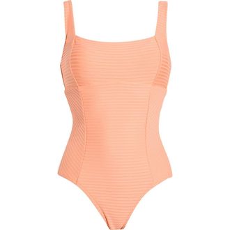 Rip Curl Premium D- & D-Cup One-Piece Swimsuit in Papaya at Nordstrom, Size Xx-Small