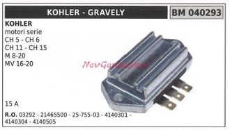 Kohler Regulador De Tensi&oacute;n Motor Kohler Serie Ch 5 6 11 15 M 8-20 Mv 16-20 040293