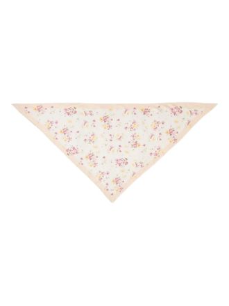 Prada floral-print silk scarf - women - Silk - One Size - Neutrals