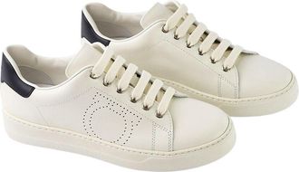 Ferragamo Logo Leather Sneaker