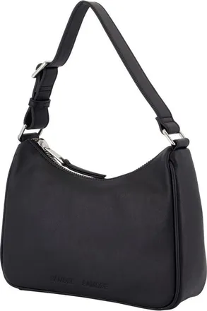 Sams&oslash;e & Sams&oslash;e Womens Shoulder Bag Black Leather