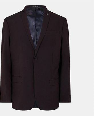 Ted Baker Mens Burgundy Blazer - Red - Size: 52 62