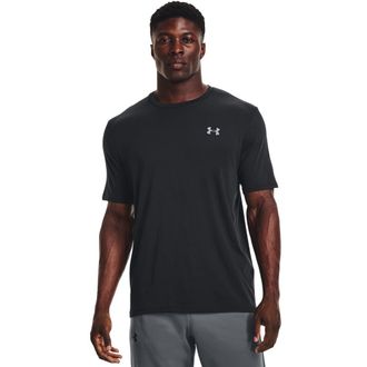 Under Armour Mens Left Chest Lockup Short Sleeve T Shirt, (001) Black / / Mod Gray, Large