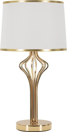 Mauro Ferretti L&aacute;mpara de mesa de metal dorado cm &oslash; 28x53