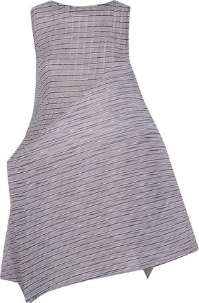 Issey Miyake Kleedjes, Dames, Veelkleurig, M, Polyester, Generic Stripes Machine Pleats Dress