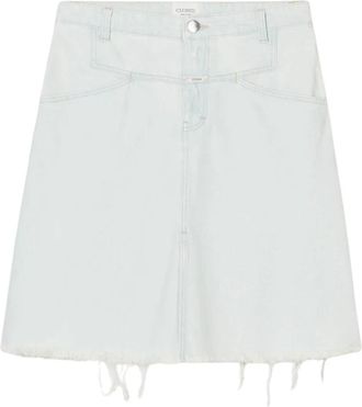 Closed Dames, Rokken, Blauw, Maat: W29 Denim