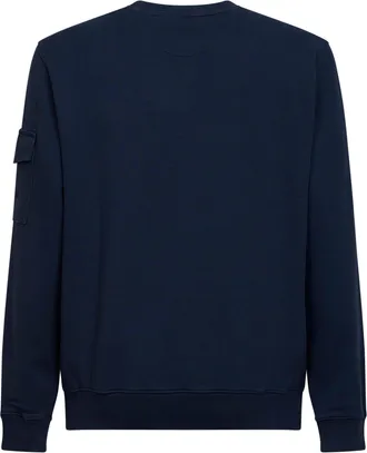 MC2 Saint Barth Mens Sweatshirt Chester Navy Blue Cotton Sweatshirts Sweater