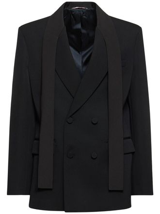 ジャケット Valentino Navy blue double-breasted jacket Toile Iconographe Valentino Navy Blue Double-Breasted Jacket Toile Iconographe
