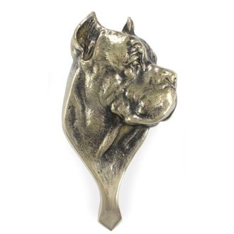 OEM Cane Corso Italiano - Aldaba De Puerta Con Forma De Cabeza De Perro, Aldaba De Lat&oacute;n, Decoraci&oacute;n De Puerta Retro De Art-dog