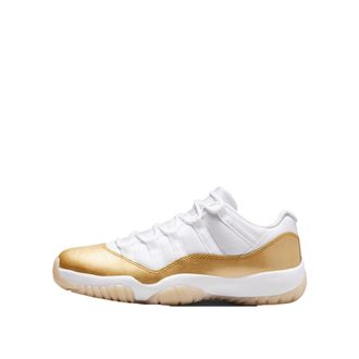 Nike Air Jordan 11 Retro Low White / Metallic Gold - Team Gold AH7860-102 Womens