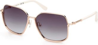 Guess GM0823 32B Womens Sunglasses Gold Size 58