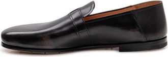 Premiata Monk Schoen met Gesp - Heren - Loafers - Zwart - 43 1/2 EU - Leer - Schoenen