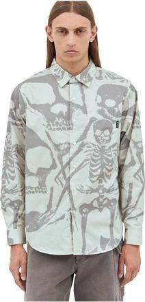 Thisisneverthat Overhemden, Heren, Veelkleurig, M, Katoen, Skeletons Shirt