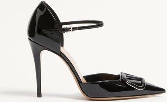 Valentino Garavani VLogo Signature DOrsay Patent Leather Pumps 100Mm Wo