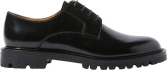 Scarosso Wooster III Derby Schoenen - Heren - Veterschoenen - Zwart - 44 EU - Leer - Schoenen