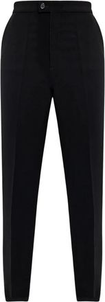 Alexander McQueen Wijde katoenen broek - Heren - Slim Fit Broeken - Zwart - S - Katoen - Broeken