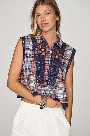 Pilcro Lace Swing Blouse