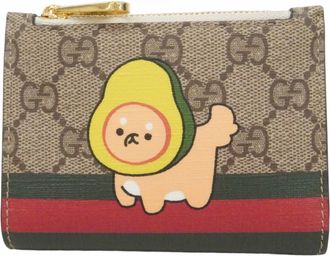 Gucci Brown Pvc Wallet (Bi-Fold) (Pre-Owned)