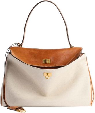Balenciaga Beige Rodeo Medium Shoulder Bag