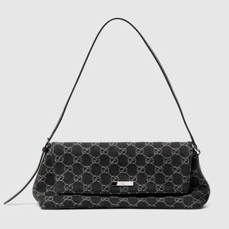 Gucci Madison Medium Shoulder Bag, Black, Fabric