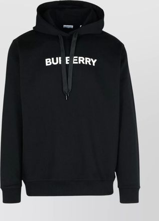 Burberry cotton logo hoodie
