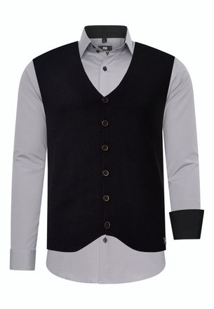 Rusty Neal Tweedelig pak met overhemd en vest