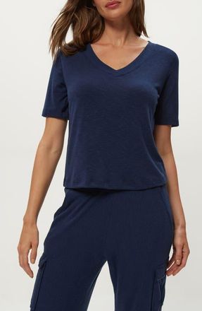 Michael Stars Matty V-Neck T-Top in Nocturnal at Nordstrom, Size X-Small