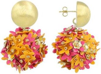 Lott. Gioielli Sequin Flower Globe Statement Earrings in Sunset Mix at Nordstrom