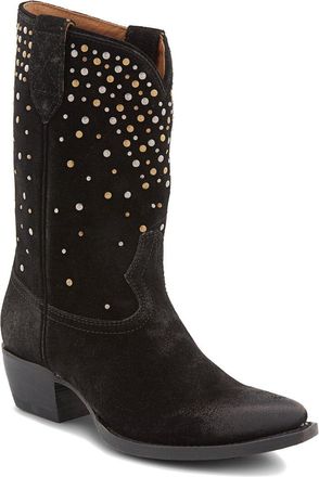 Frye Sacha Mid Stud Suede Boot