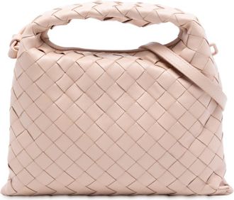Bottega Veneta Pre-owned Bottega Veneta Mini Calfskin Intrecciato Hop Satchel Ladies A00633415P