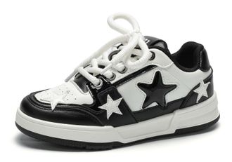 Generic Star Shoes Cute Shoes Y2k Sneakers Lightweight Fashion Non Slip Casual Shoes Unisex Couples Girls Anti-Slip Comfort Travel Outdoor Sport Size 4-8.5 Bl