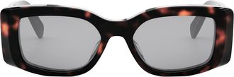 Celine Cl40282u Triomphe 52a Havana Sunglasses