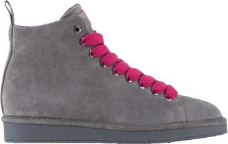 Panchic P01 Veterboot - Dames - Veterlaarzen - Grijs - 37 EU - Leer - Schoenen