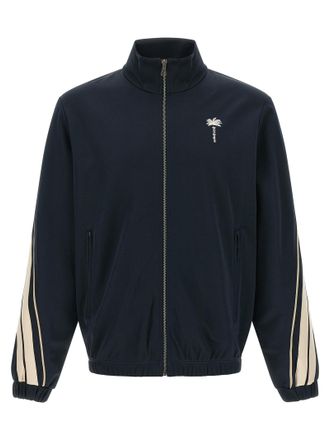 Palm Angels Blue Polyester Mens Sweatshirt