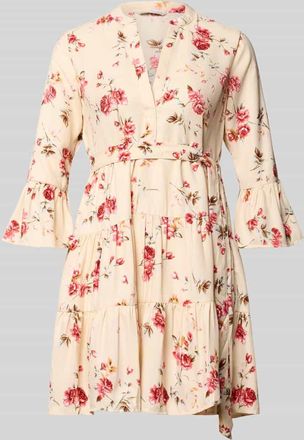 Only Figurumspielendes Freizeitkleid mit Tailleng&uuml;rtel zum Binden Modell SINA in Ecru, Gr&ouml;&szlig;e XL