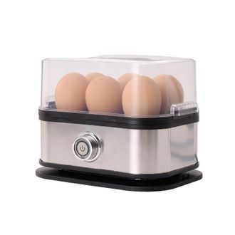 OEM Cocedor De Huevos, Cocedor De Huevos Compacto De 200 W, 6 Huevos F&aacute;ciles De Pelar, Huevos Pasados Por Agua, Huevos Medianos, Huevos Duros, Escalfador,