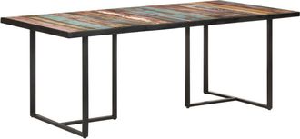 vidaXL Vidaxl - Mesa De Comedor De Madera Maciza Reciclada 200 Cm