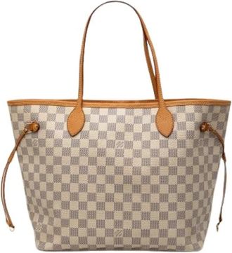 Louis Vuitton Pre-owned Tote Bags, female, White, Size: ONE SIZE Pre-owned Neverfull MM